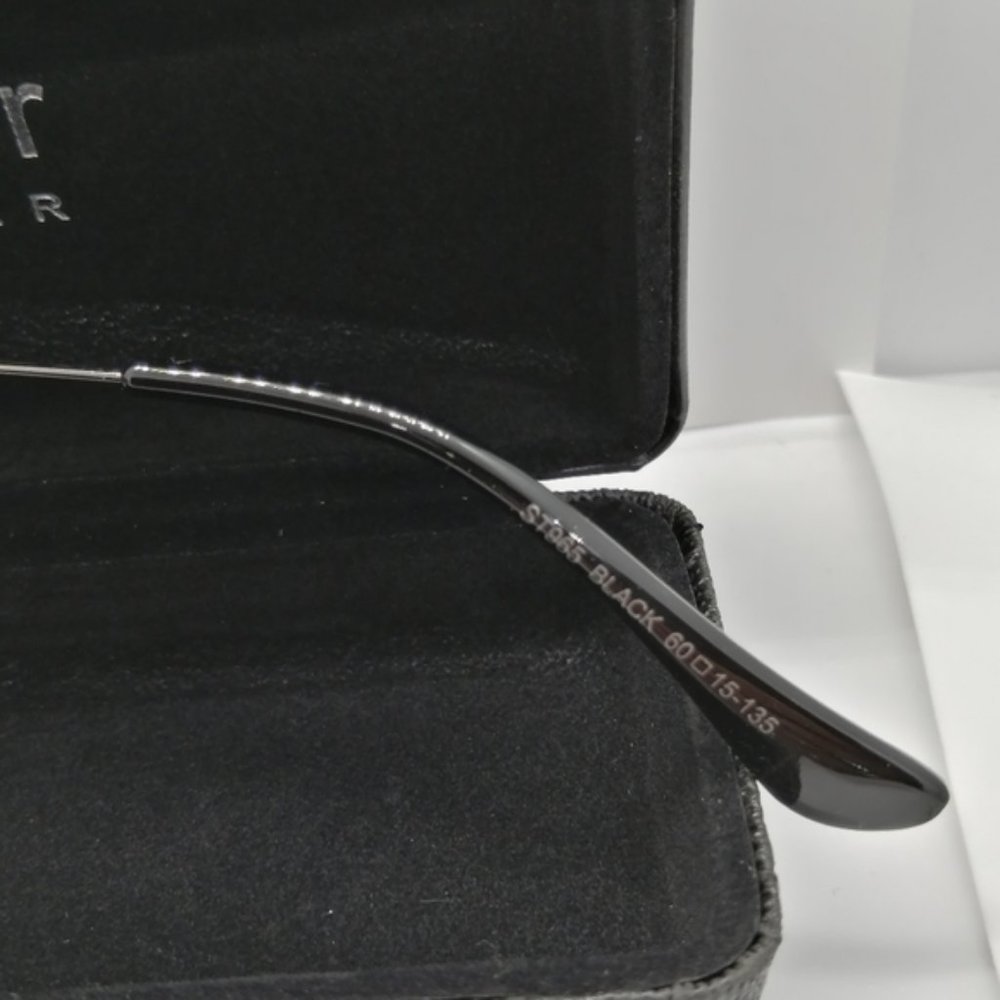 BNIB Stryker Gun Half Rimless Sunglass with Gray Gradient lenses - Picture 9 of 10